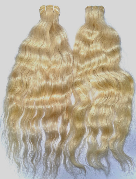 Raw Blonde Straight Hair