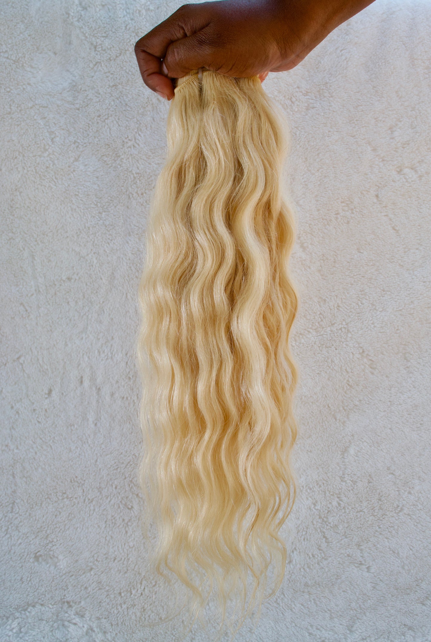Raw Blonde Wavy Hair